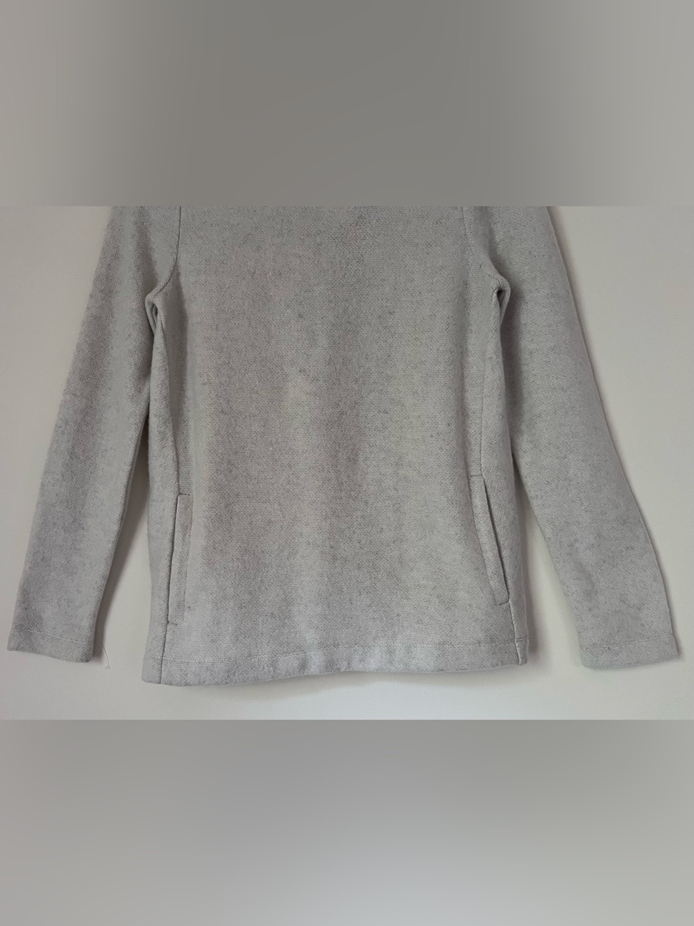 J. Crew Always Women Oatmeal Beige 100% Cotton Roll Neck Turtleneck Sweater M - Picture 10 of 10